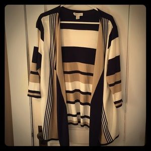 Christopher & Banks Open Plus Sz Cardigan Sweater